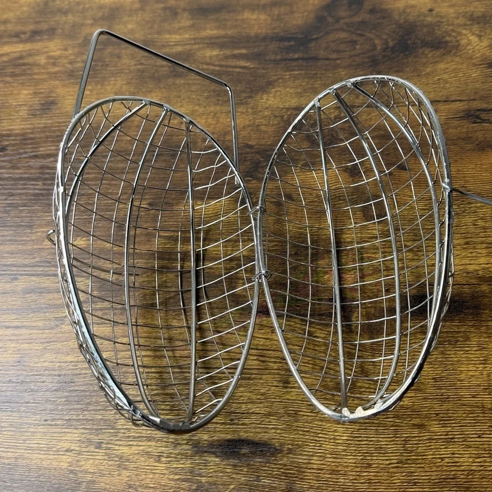 Silver Wire Eggs Basket